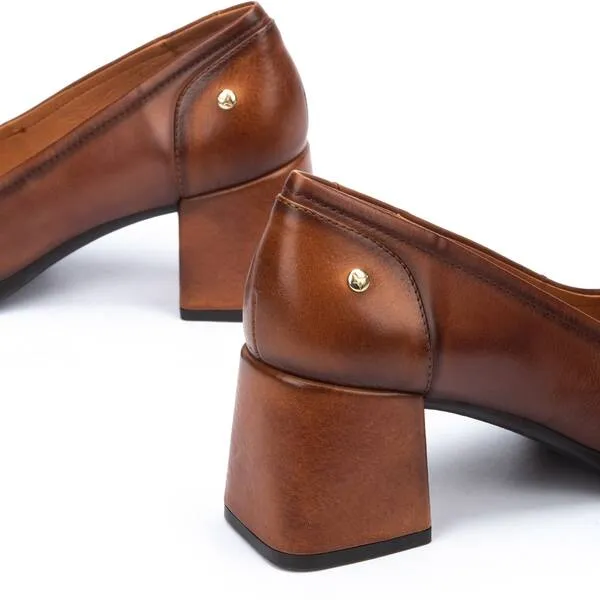 Pikolinos Women's Sevilla W1W-5540C1 Leather Heel Shoes Cuero Brown