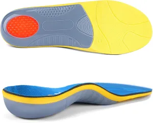 Plantar Fasciitis Insoles Arch Support Inserts Orthotics for Flat Feet Arch Pain Pronation for Work Boot Shoe for Men Women (Men 10-10 1/2 | Women 12-12 1/2-(290mm))