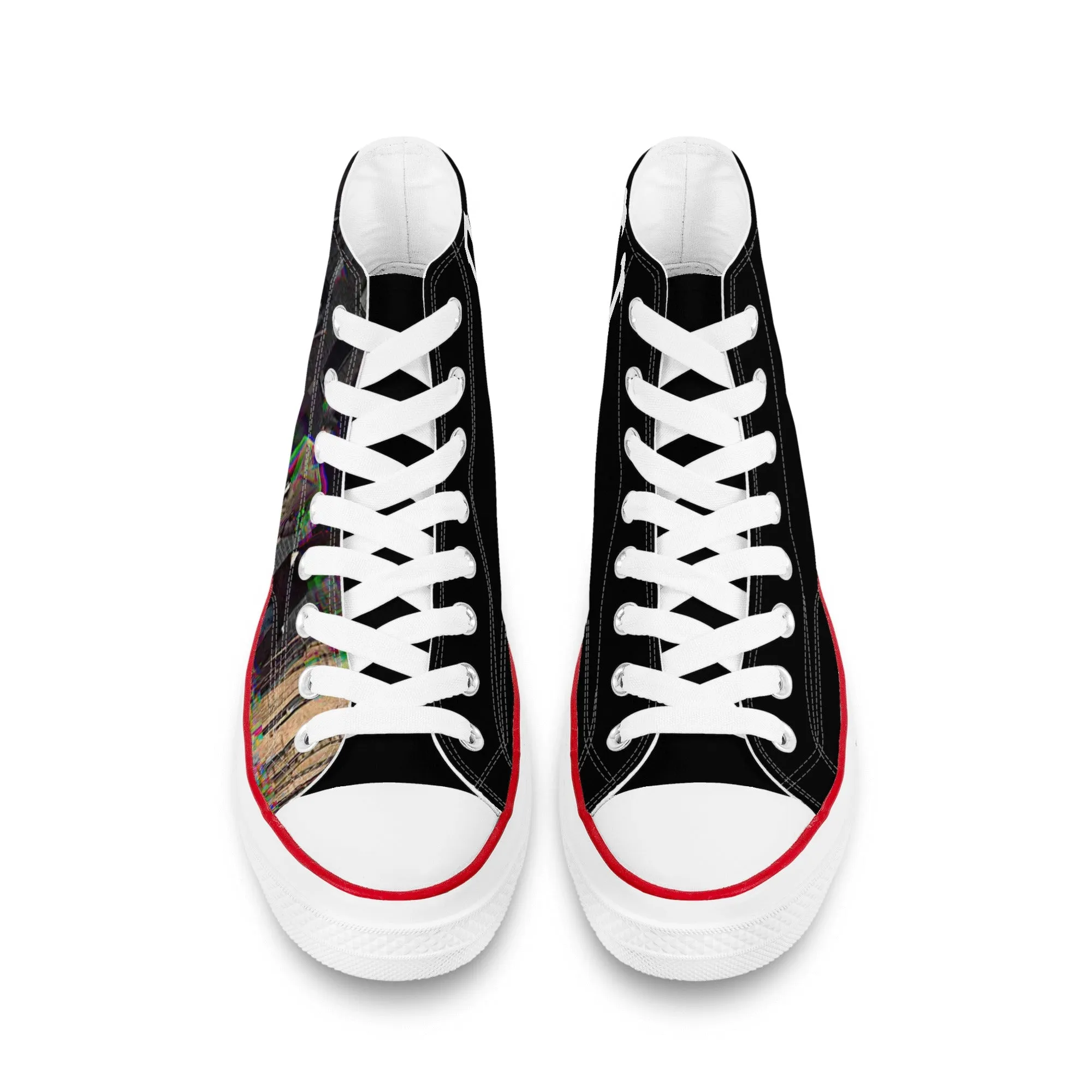 "The Leftovers NYC" Men's Classic High Top Canvas Shoes
