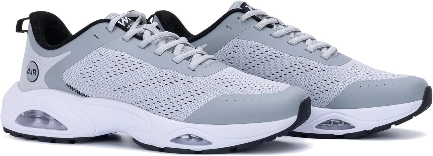 Quseek Mens Air Running Shoes Tennis Athletic Sneakers Lightweight Breathable Walking Sneakers for Gym Jogging Sports US 7-13