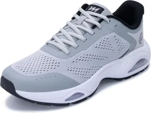 Quseek Mens Air Running Shoes Tennis Athletic Sneakers Lightweight Breathable Walking Sneakers for Gym Jogging Sports US 7-13