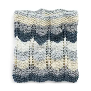 Red Heart Knit Simple Lace Cowl
