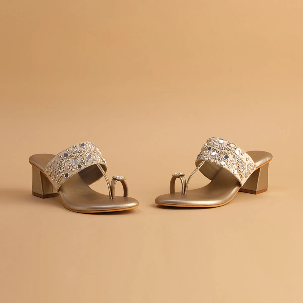 Rimini Embroidered Heels