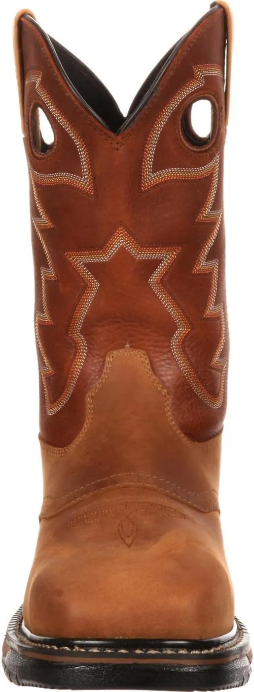 ROCKY Men's Original Ride Steel Toe Waterproof Western B Boot