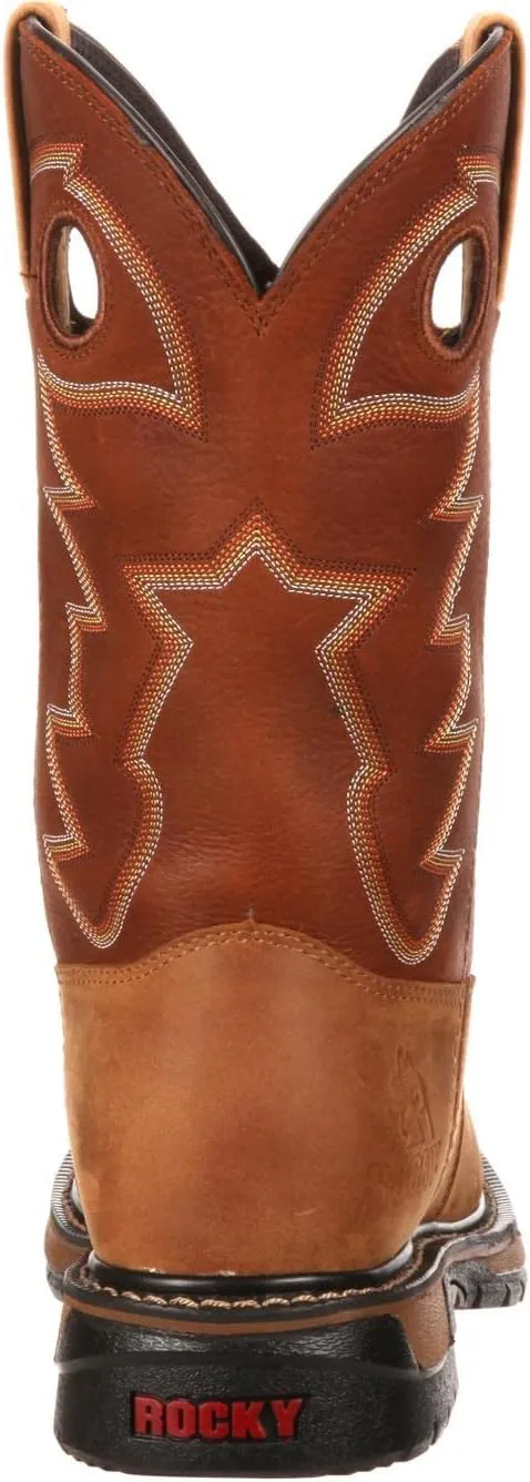 ROCKY Men's Original Ride Steel Toe Waterproof Western B Boot