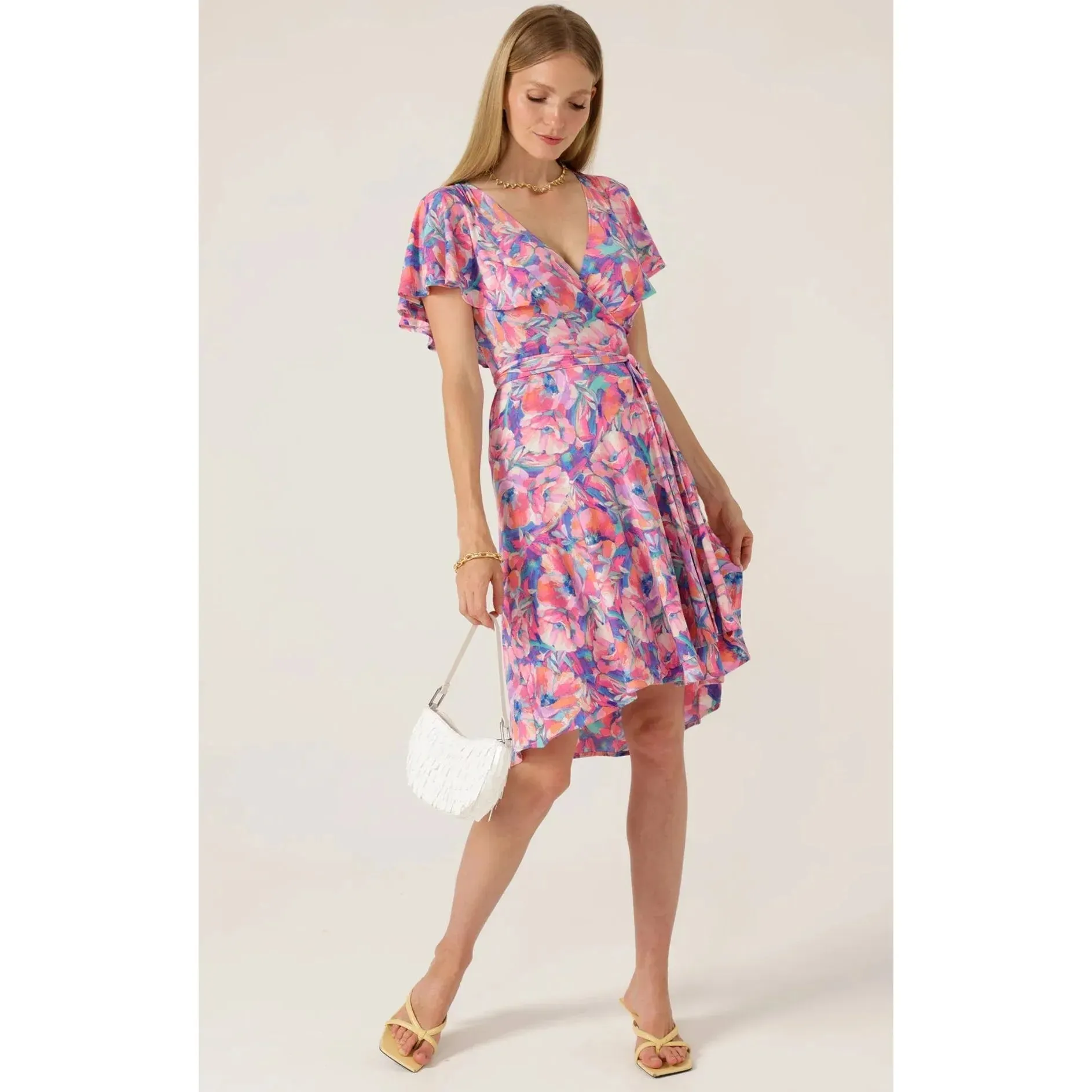 Sacha Drake Carraaca Lila wrap dress