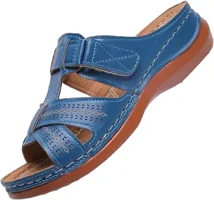Sandals Women Comfortable Orthopedic Slides Summer Dressy Wedge Sandal Woman Walking Lightweight Platform Shoes