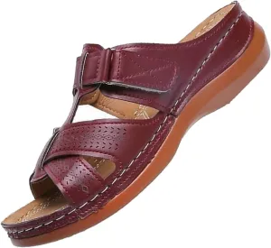 Sandals Women Comfortable Orthopedic Slides Summer Dressy Wedge Sandal Woman Walking Lightweight Platform Shoes