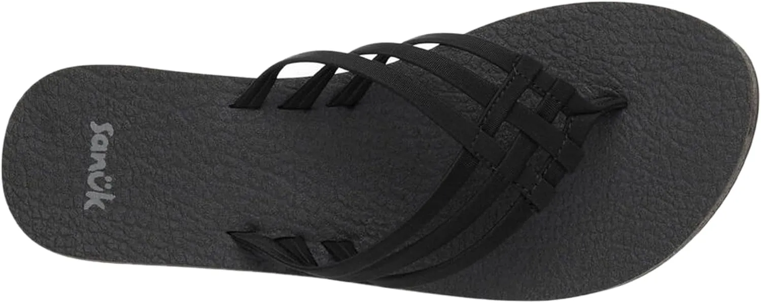 Sanuk Women's Yoga Sandy | Flip Flops for Women | Yoga Sandals For Women | Memory Foam Footbed