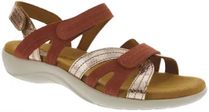 SAS Women's Pier Heel Strap Sandals Copper