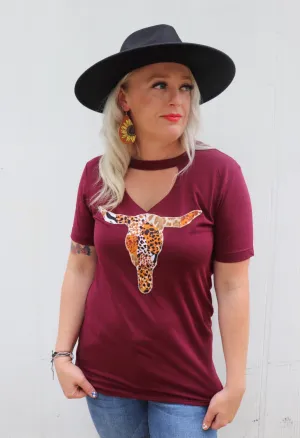Savanna Key Hole Tee