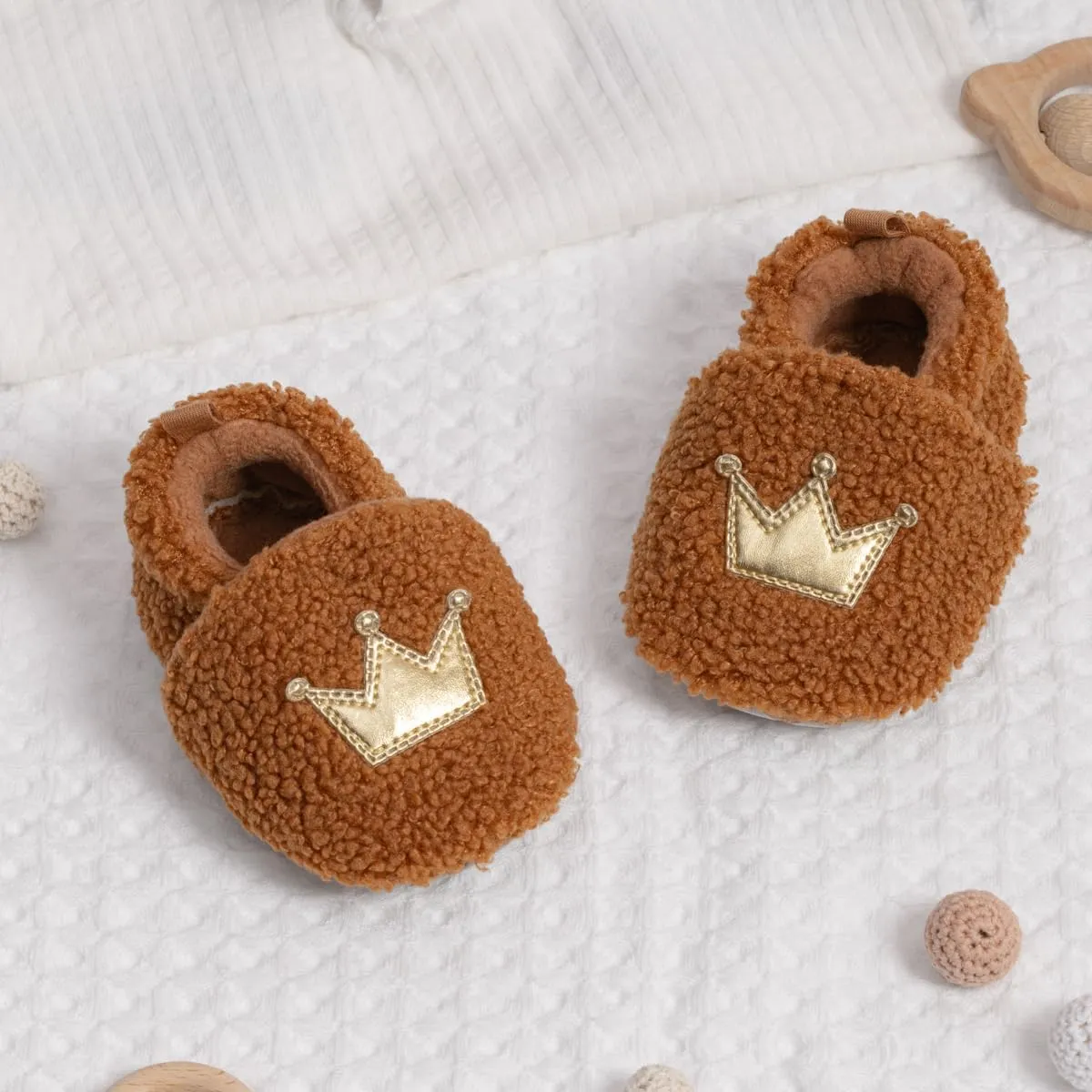 Sawimlgy Newborn Infant Baby Boys Girls Cute Cartoon Slipper Soft Non Skid Sole Slip On House Animal Indoor Sock Shoes Crib Moccasins for New Walkers