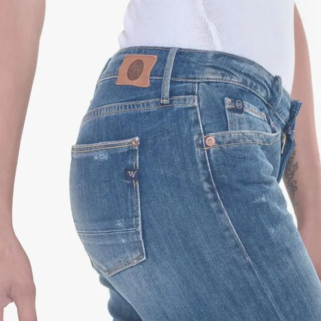 Sea Blue Boyfit Jeans - Vintage Blue