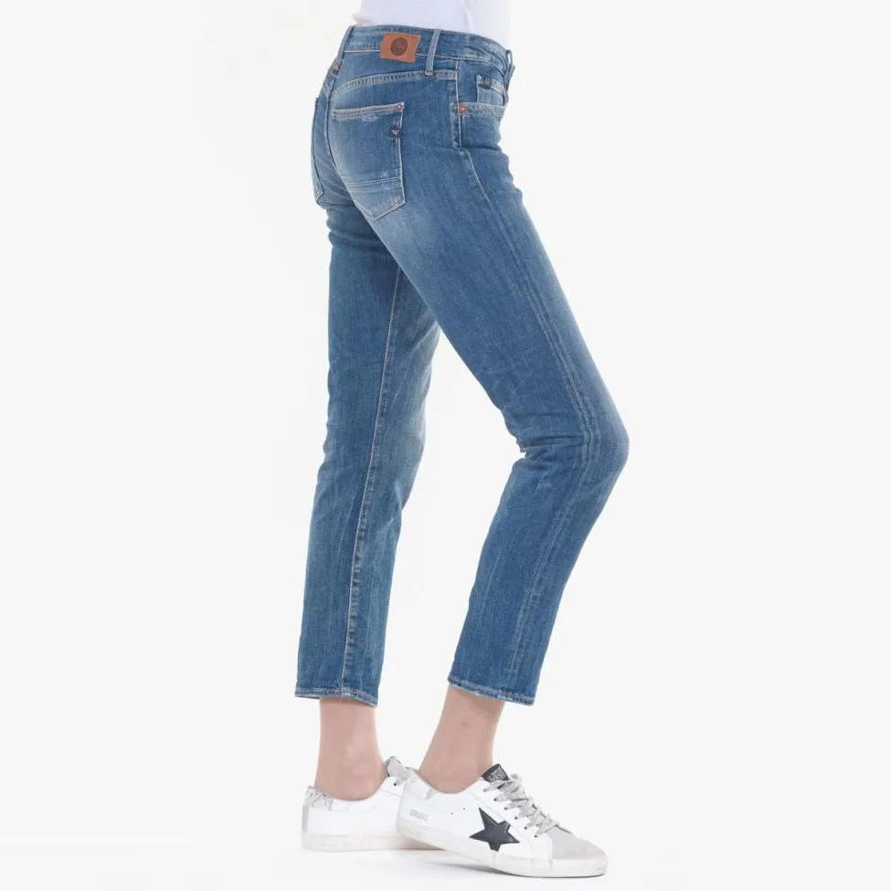 Sea Blue Boyfit Jeans - Vintage Blue