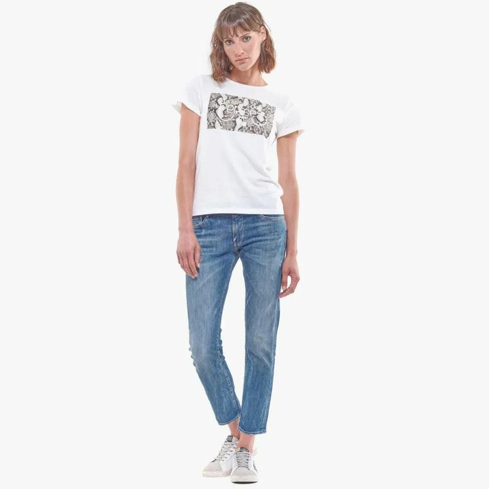 Sea Blue Boyfit Jeans - Vintage Blue