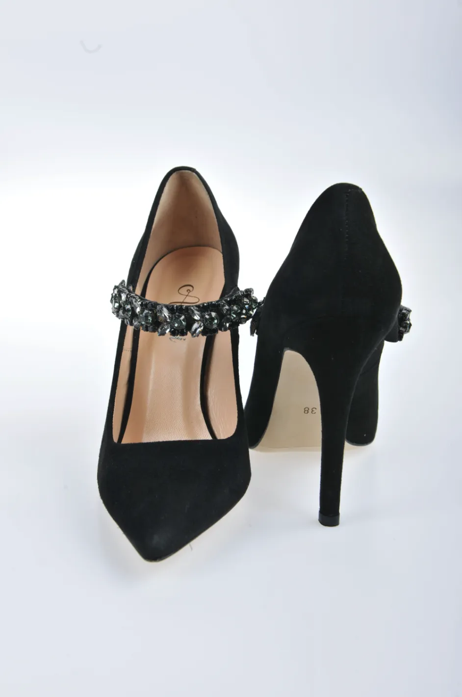 Stone Strap Heel