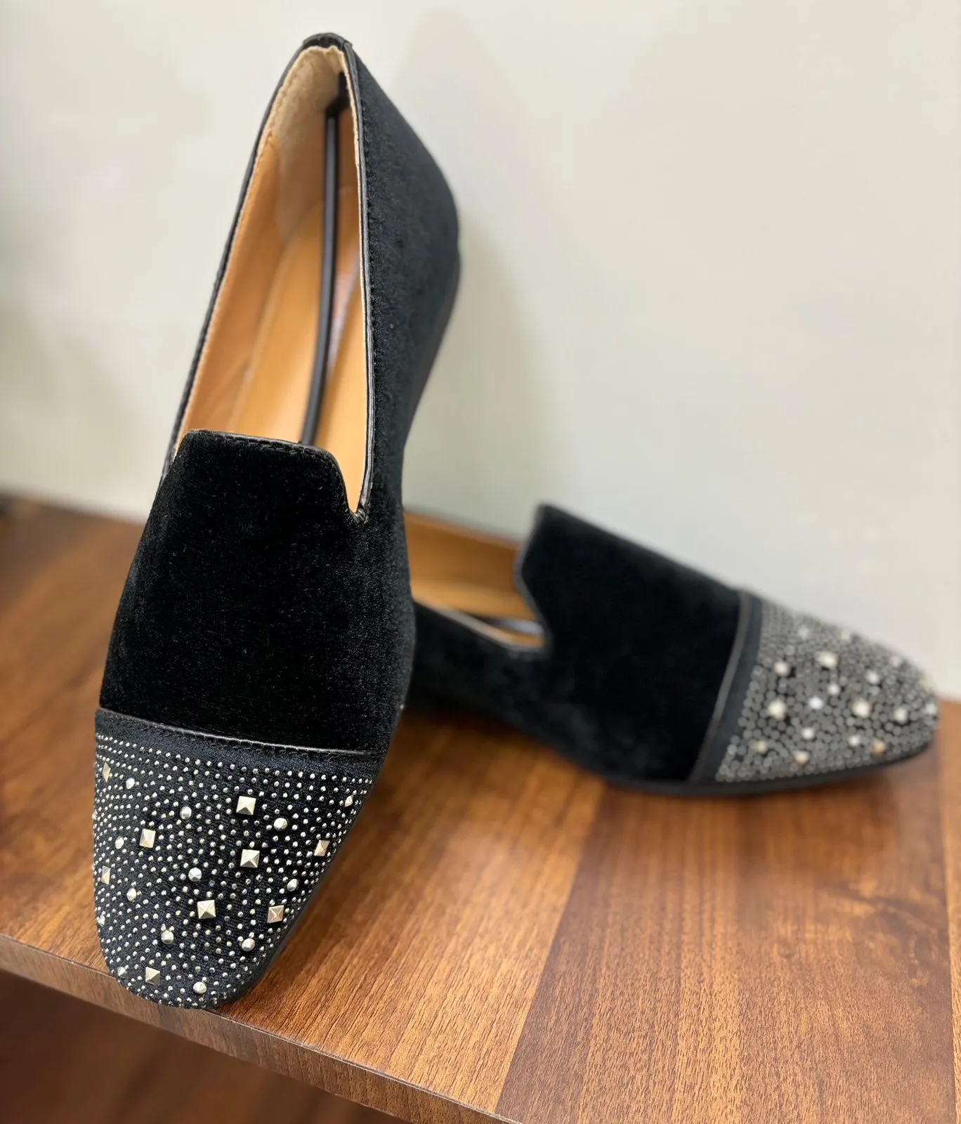 Studded Moccasin Loafer Shoes for Men