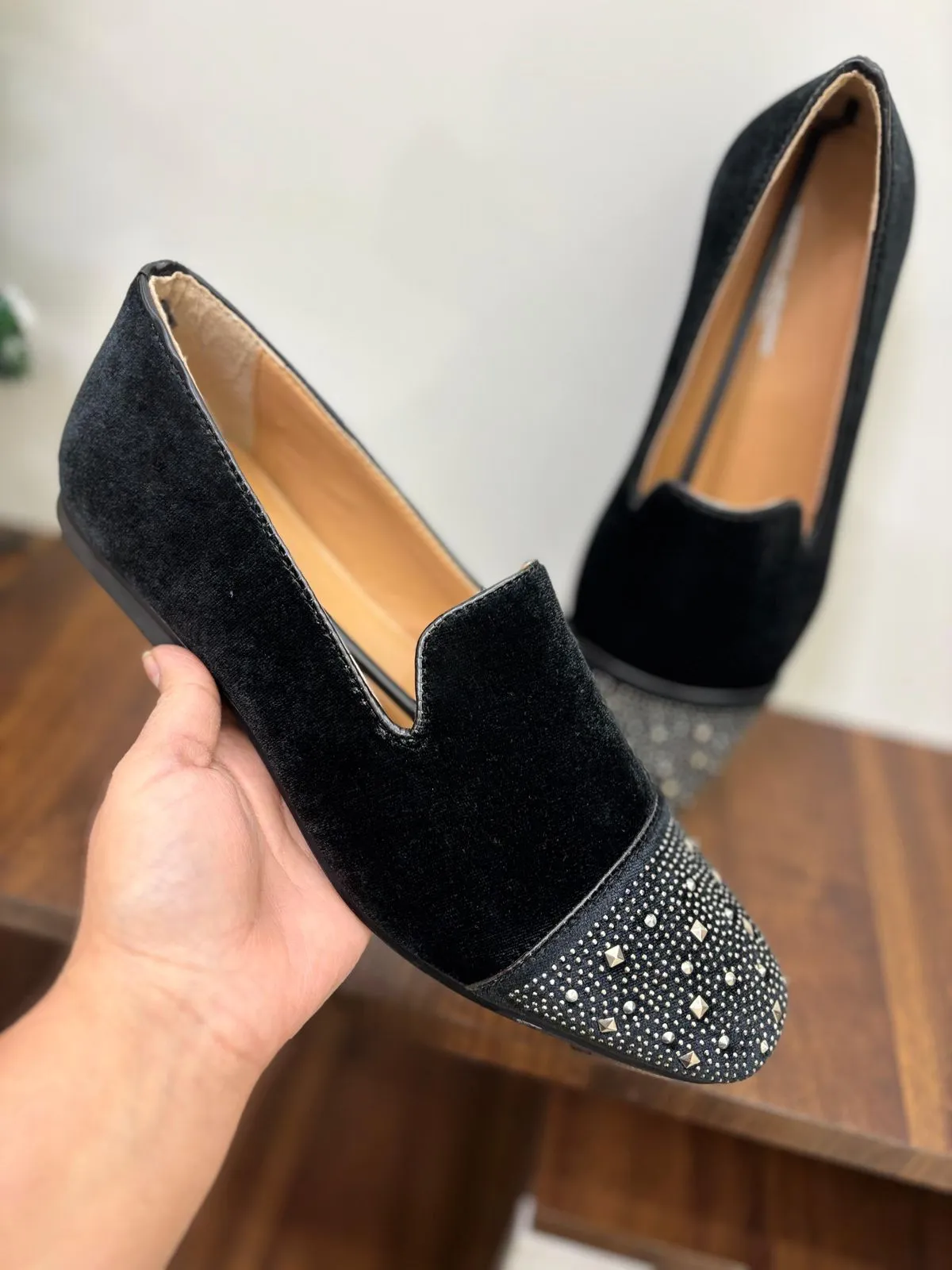 Studded Moccasin Loafer Shoes for Men