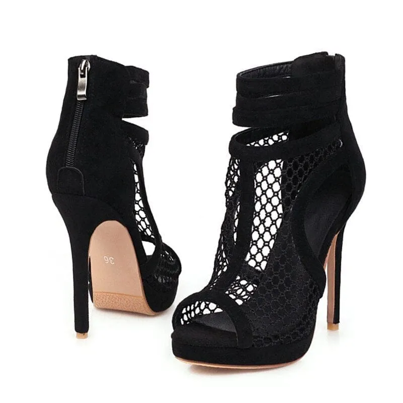 Summer women's high heels Korean fashion fine heel sandals women