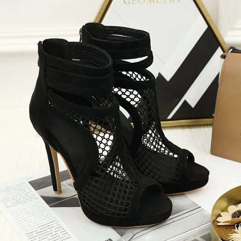 Summer women's high heels Korean fashion fine heel sandals women