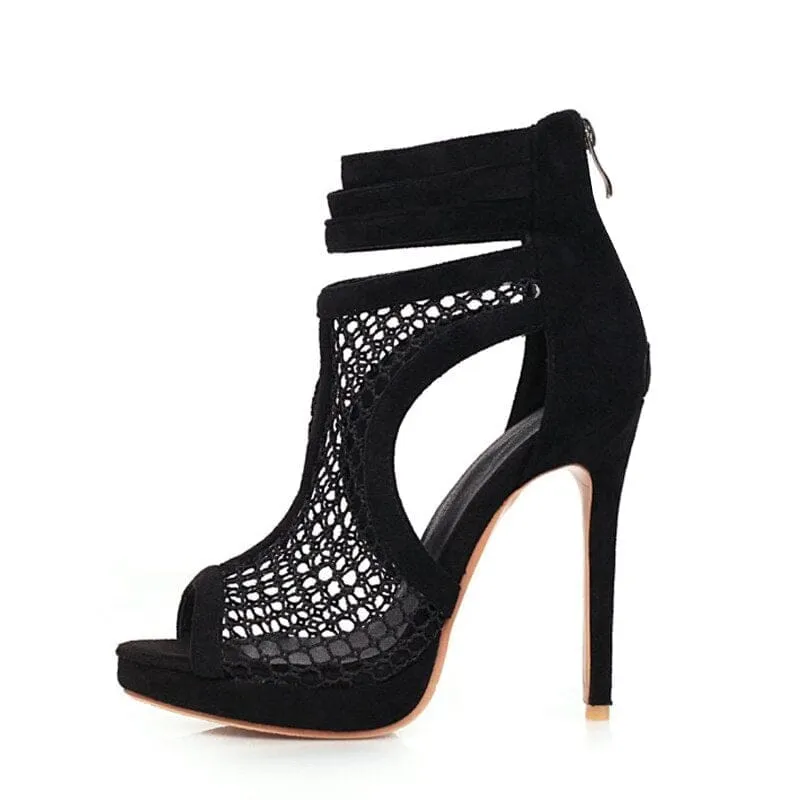 Summer women's high heels Korean fashion fine heel sandals women