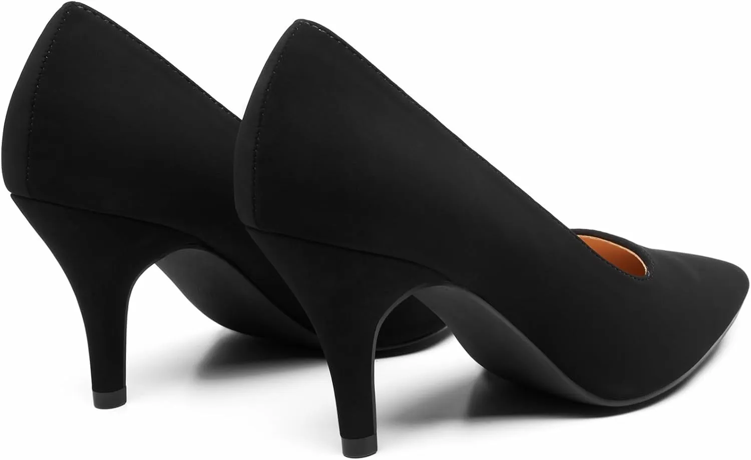 Trary Womens Slingback Pumps, Black Heels Gold Heels Nude Pink Red Heels, Pointed Toe High Heels for Women Sexy Stiletto Heels Buckle Ankle Strap Closed Toe Pumps Office Party Prom Dress Shoes