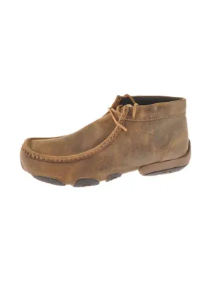 Twisted X MDM0003 Mens Chukka Driving Moc Bomber Brown - B