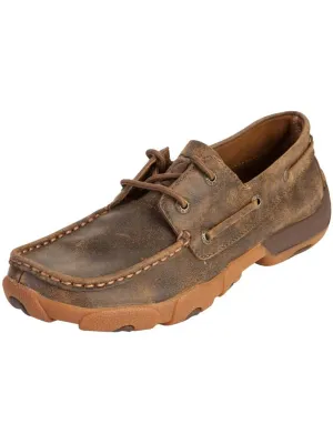 Twisted X WDM0003 Ladies Boat Shoe Driving Moc Bomber - B