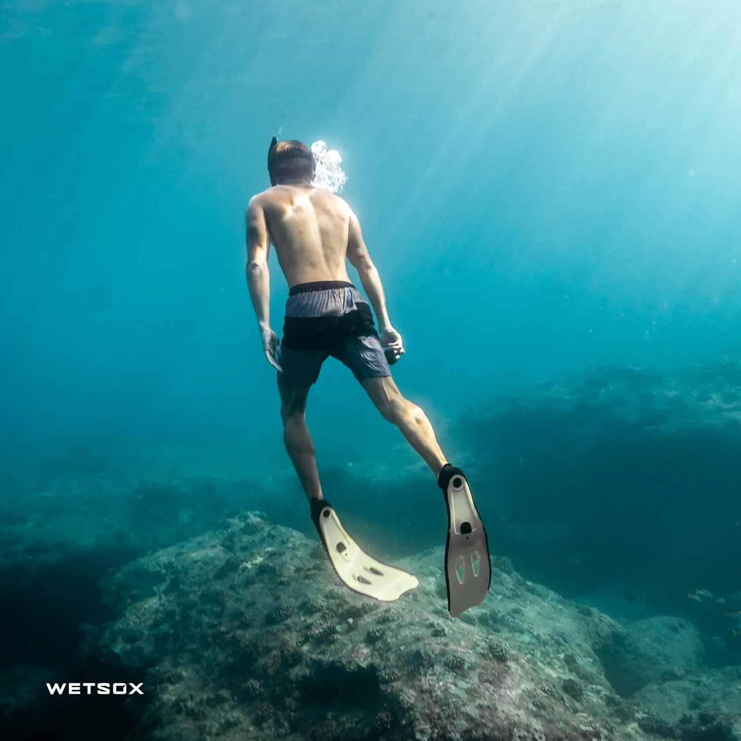 Wetsox Reinforced 1 MM Fin Socks | Durable Chaff Protection & Insulation | Lightweight, Comfortable Dive Socks