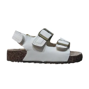 White Corkbed Baby Sandals - Kids Size: UK 5 / EU 21 / US 6