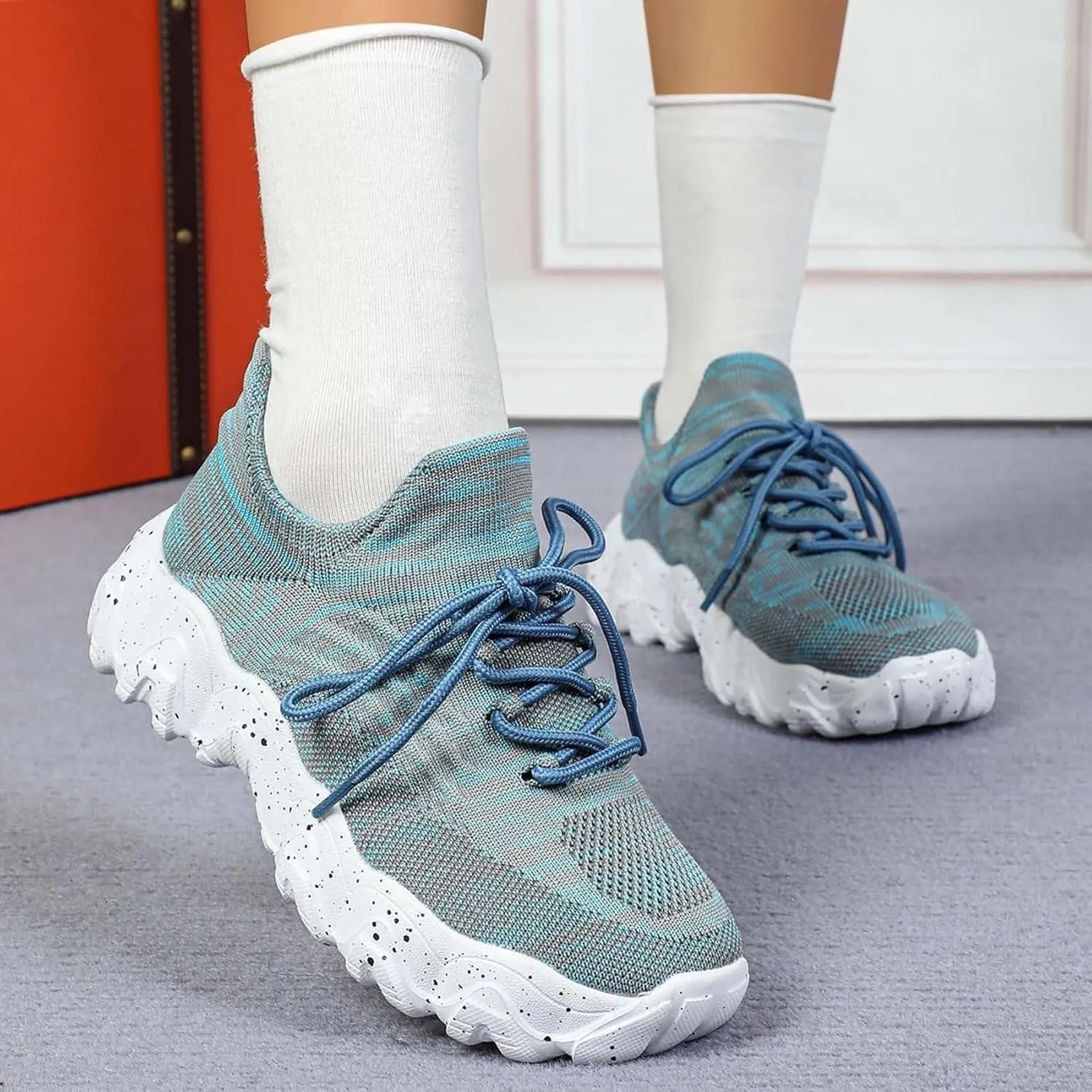 Women's Orthopedic Shoes with Arch Support - Breathable Mesh Slip-Ons for Plantar Fasciitis & All-Day Comfort
