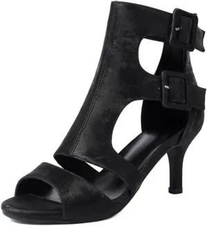 YKXLM Latin Dance Boots Salsa Women Ballroom Zipper Ankle Peep Toe Dance Shoes,3893