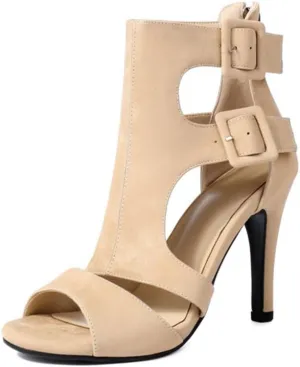 YKXLM Latin Dance Boots Salsa Women Ballroom Zipper Ankle Peep Toe Dance Shoes,3893