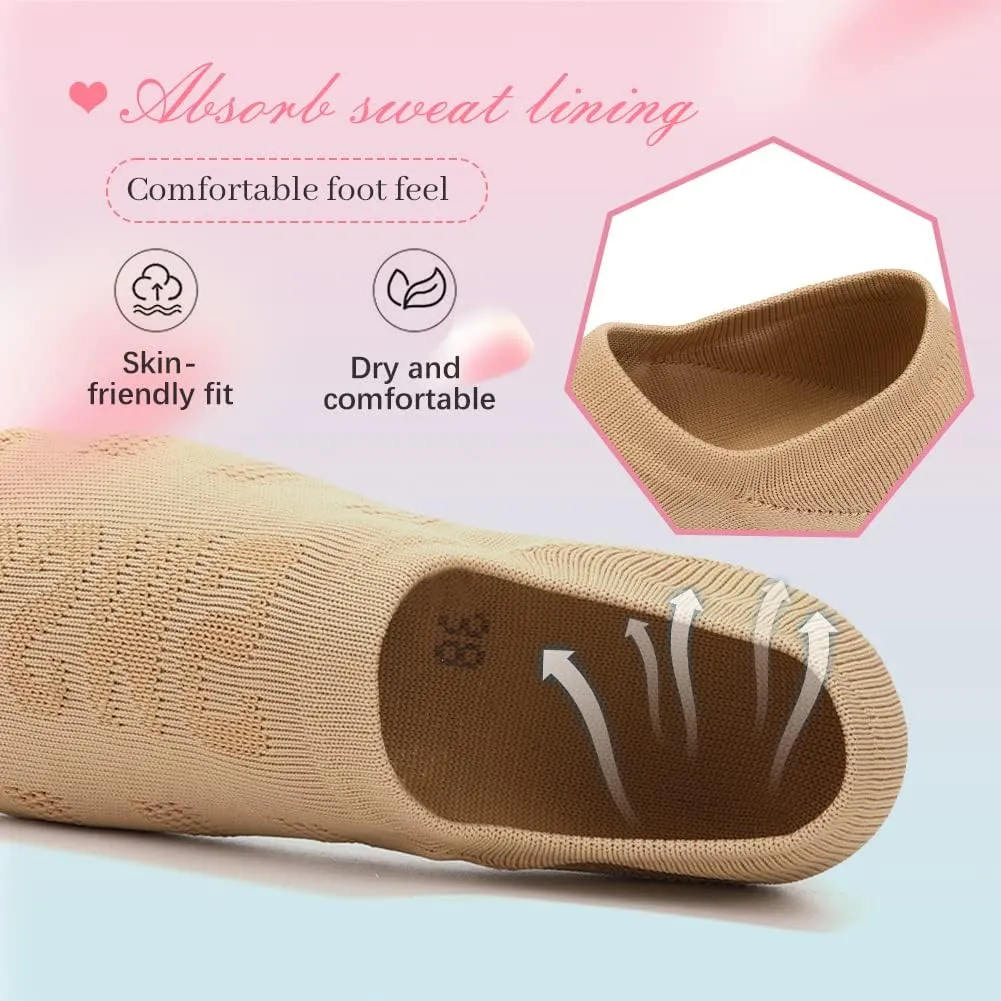 YKXLM Women's Jazz Dance Shoes Leather Professional Ballroom Salsa Practice Performance Dance Shoes,Model JS359
