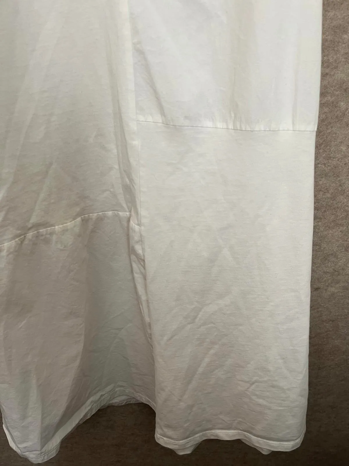 Zara White Ruffled V-neck Sleeveless Cotton Dress Size Small
